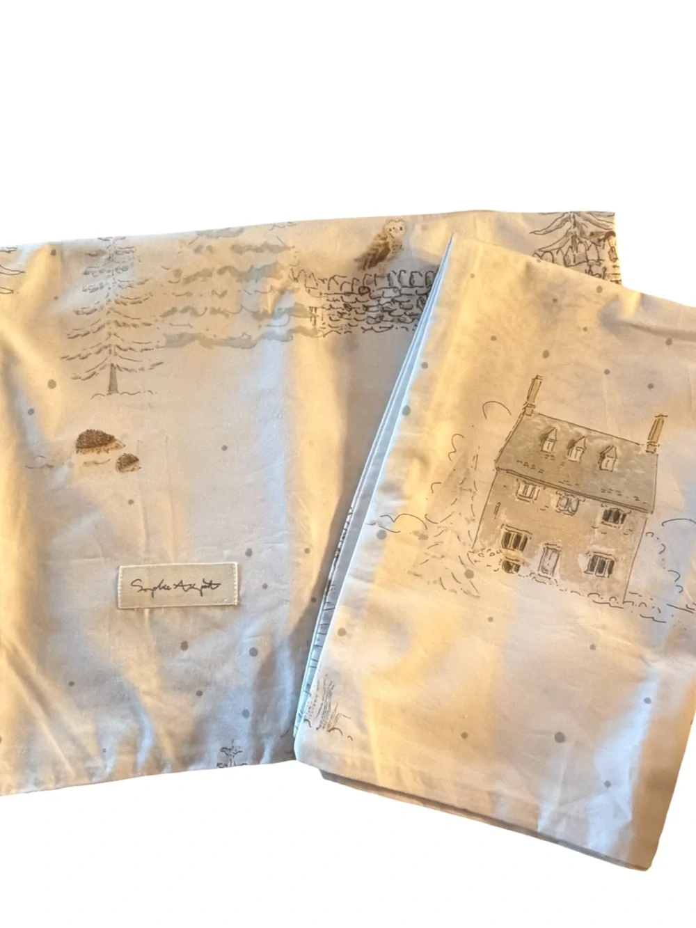 Sophie Allport NWOT Set of 6 Holiday and Winter Woods Theme Pillow Cases